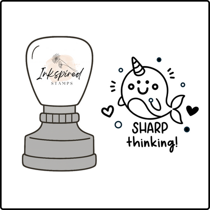 Sharp Thinking Stamp