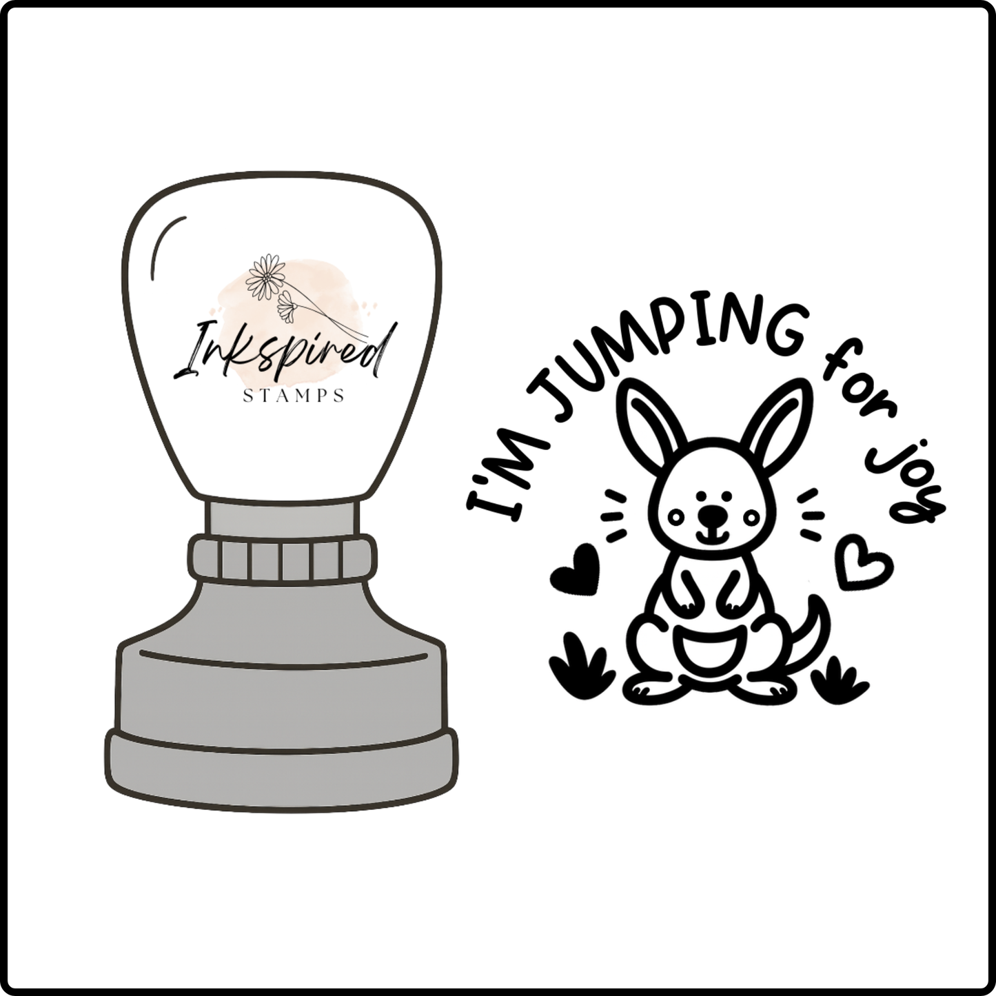 I'm Jumping For Joy Stamp