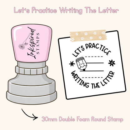 Let’s Practice Writing The Letter Stamp