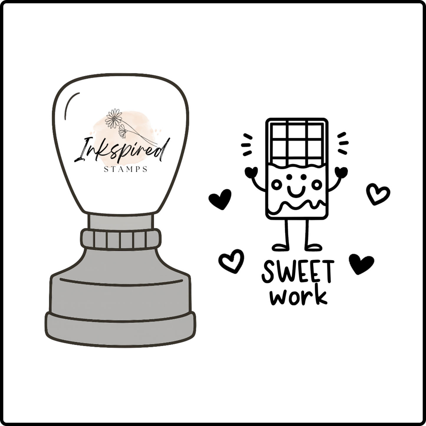 Sweet Work Stamp