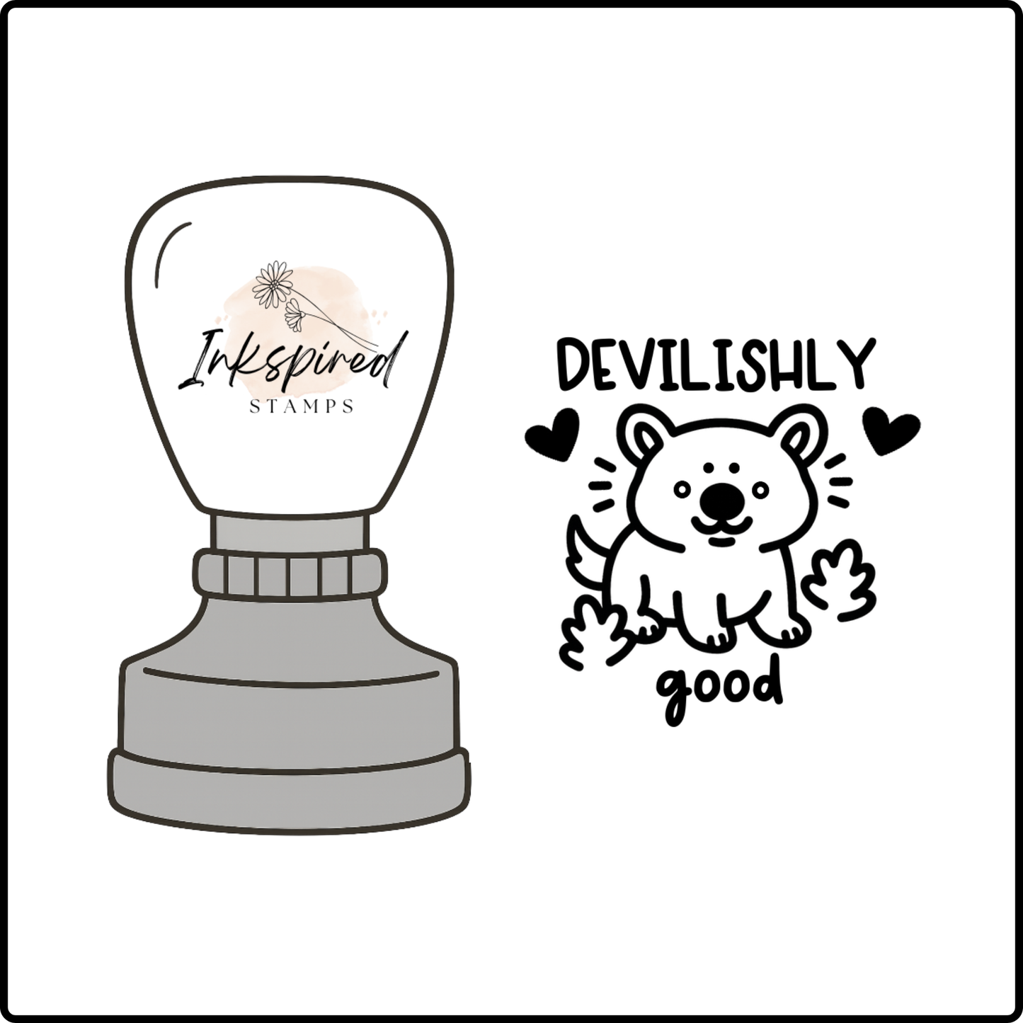 Devilishly Good Stamp