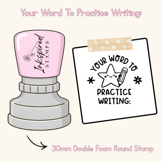 Your Word To Practice Writing: Stamp