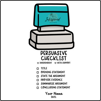 Persuasive Writing Checklist Lower Years Stamp