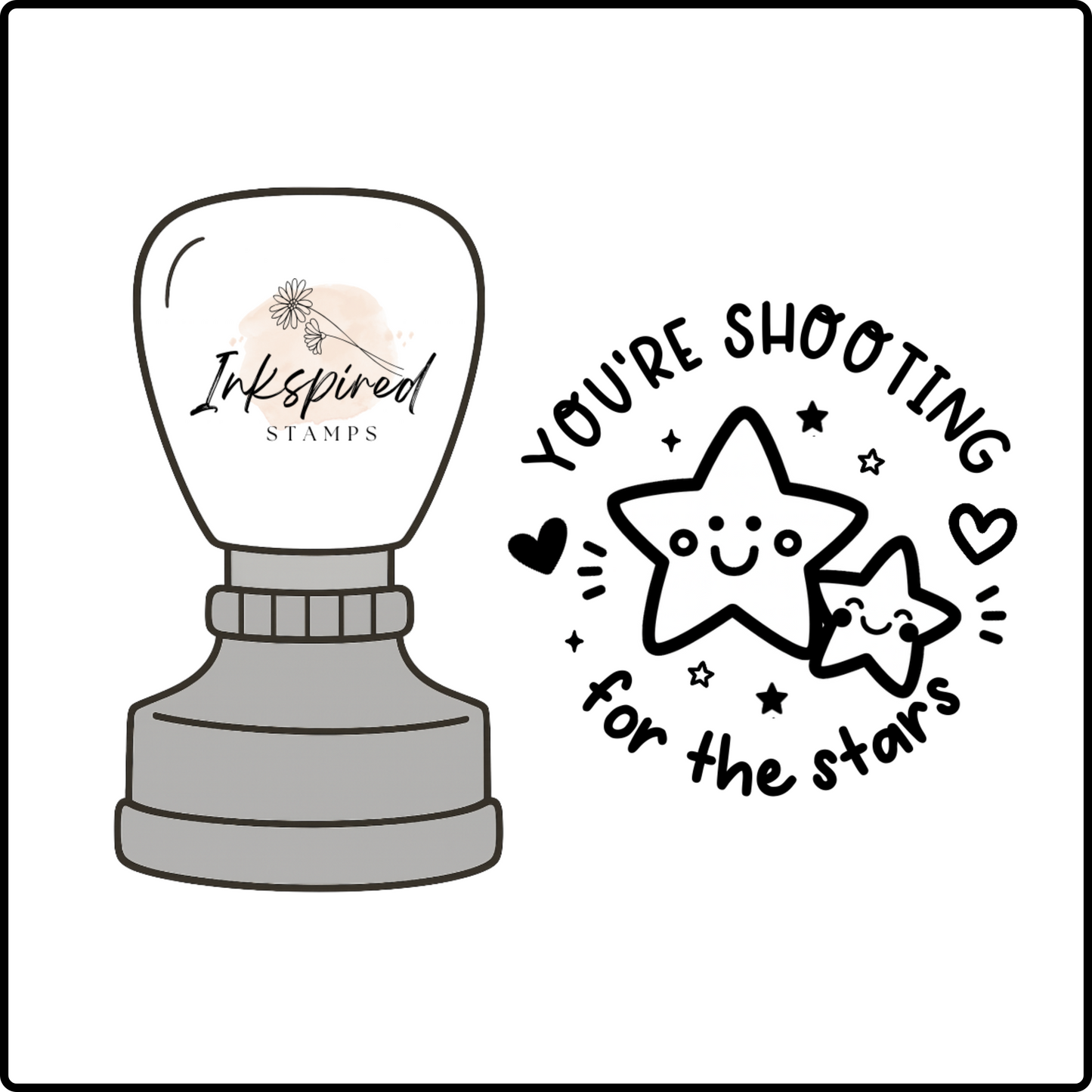 You're Shooting For the Stars Stamp