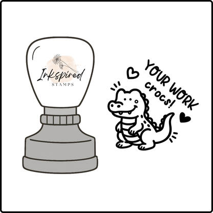 You Work Crocs Stamp