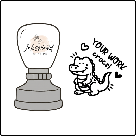 You Work Crocs Stamp