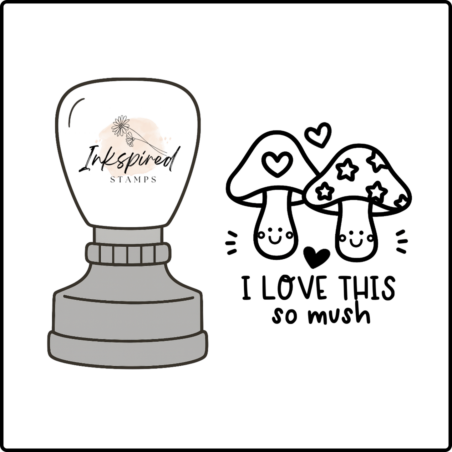 I Love This So Mush Stamp