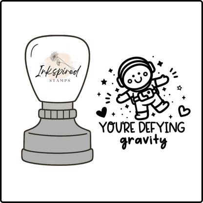 You're Defying Gravity Stamp