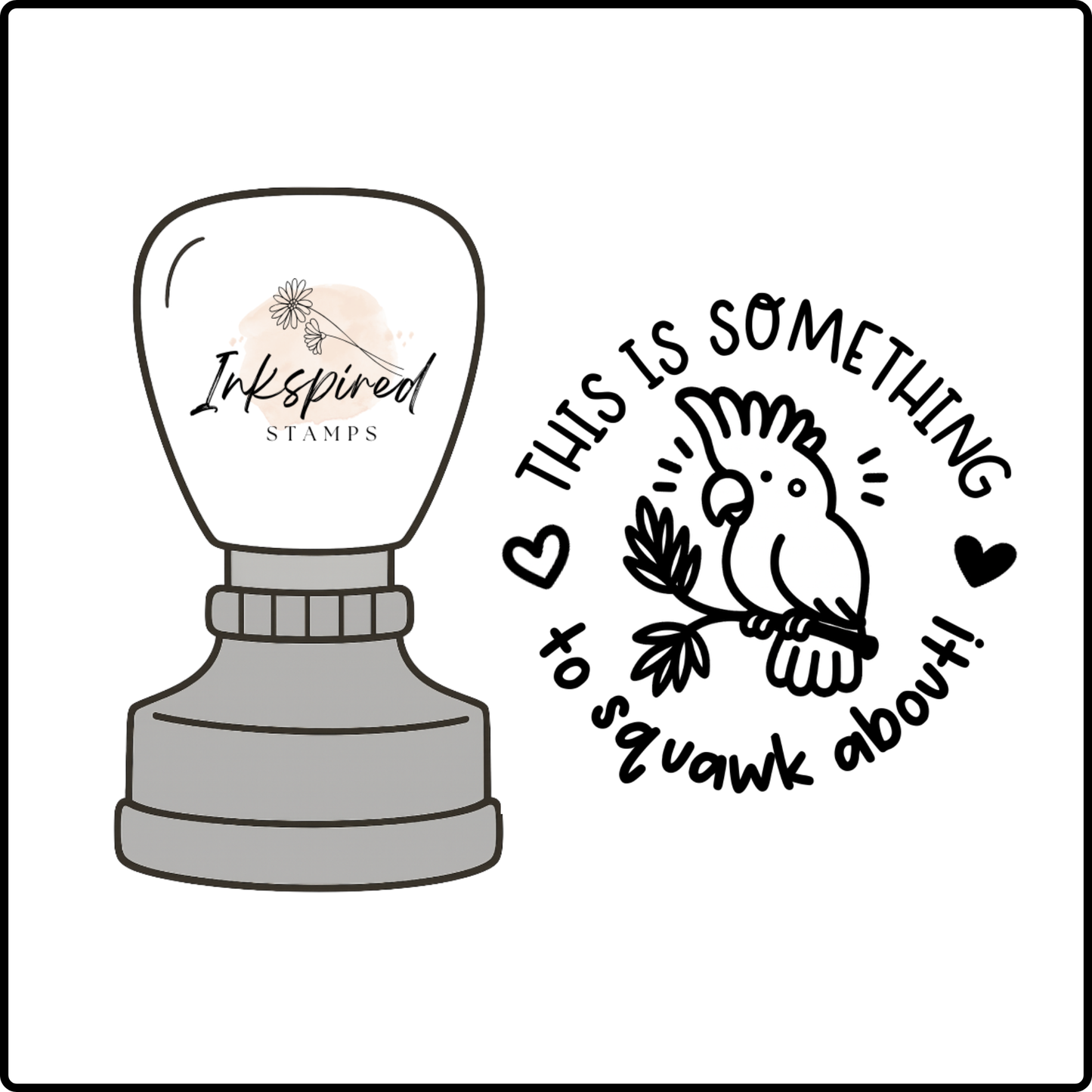 This is Something to Squawk About Stamp