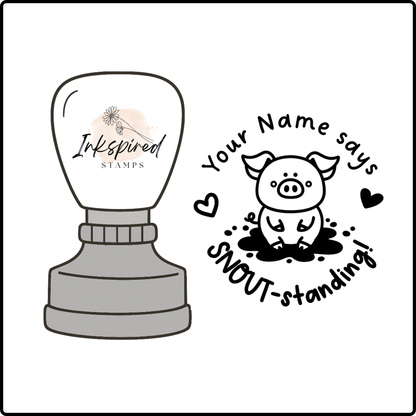 Snout-standing Personalised Stamp