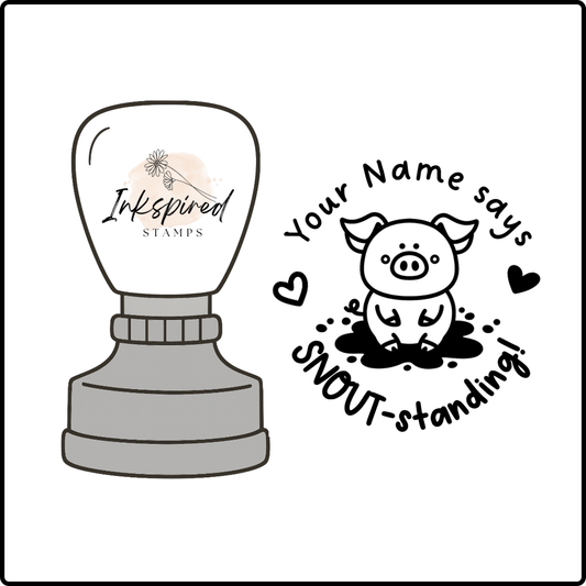 Snout-standing Personalised Stamp