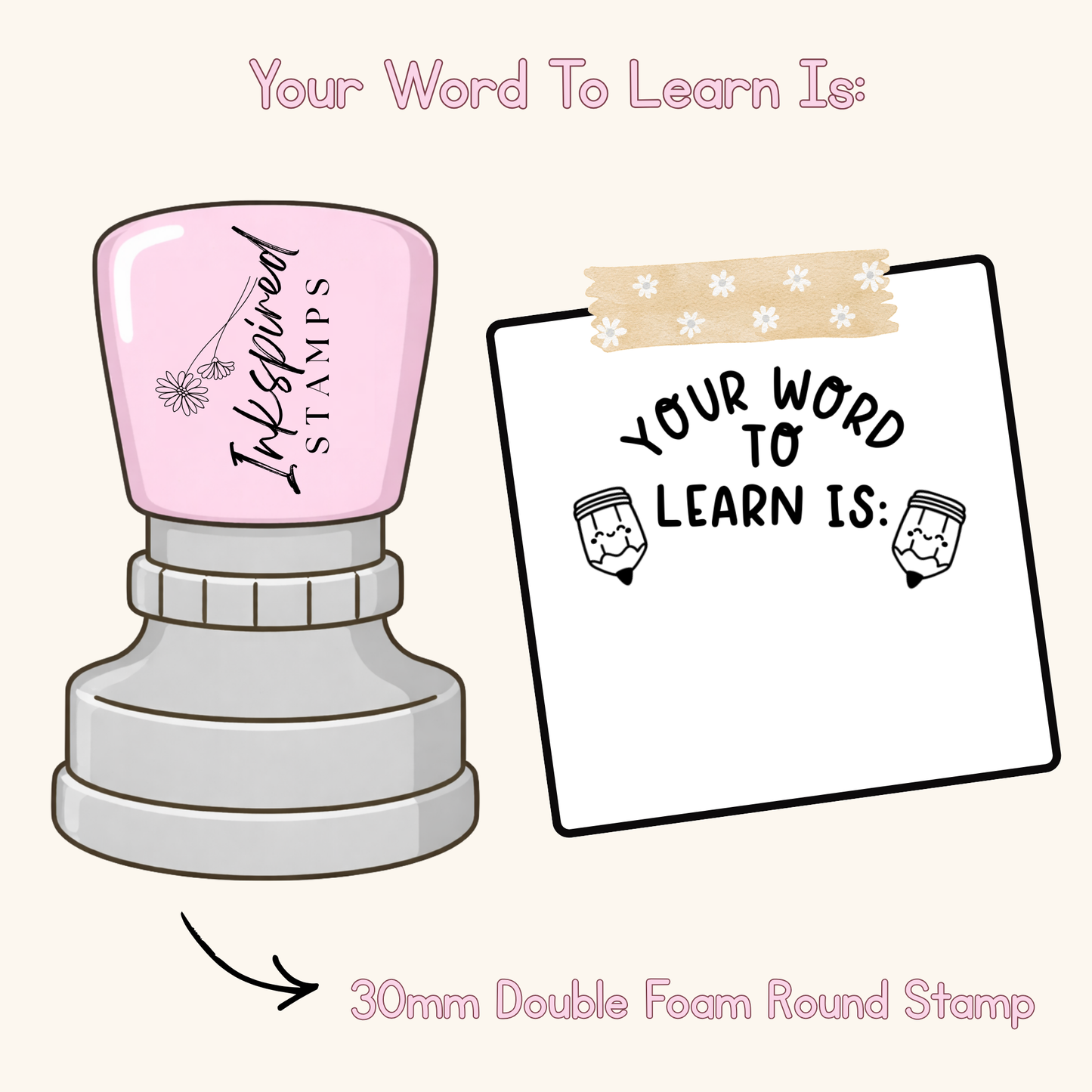 Your Word To Learn Is: Stamp