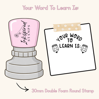 Your Word To Learn Is: Stamp
