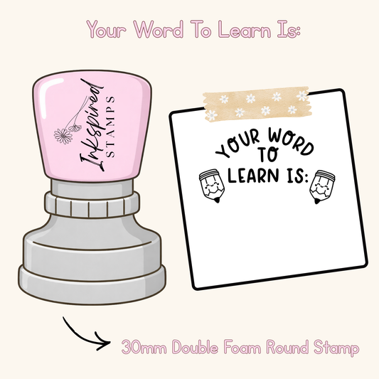 Your Word To Learn Is: Stamp