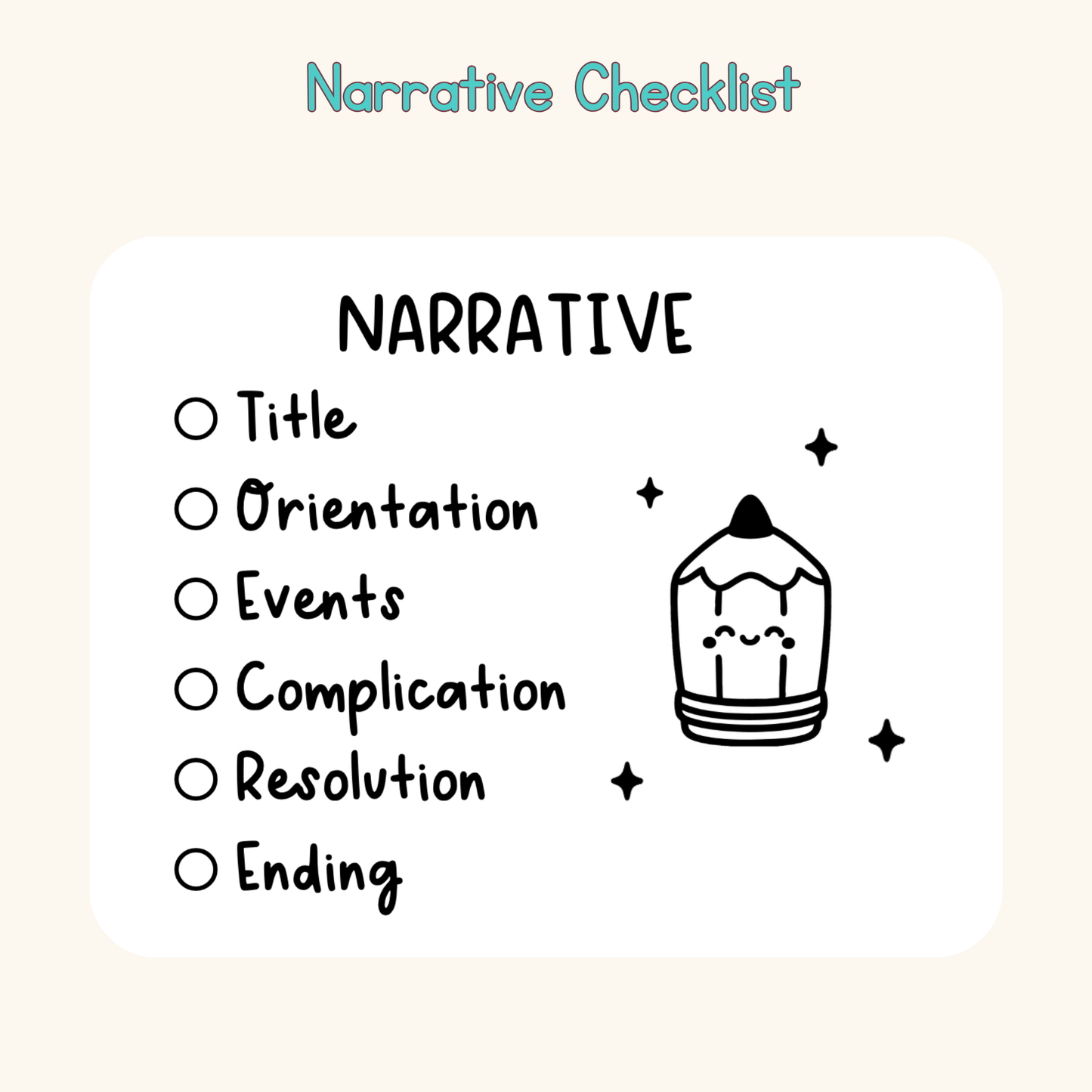 Narrative Checklist