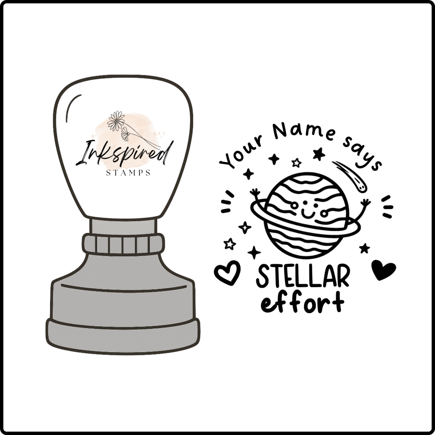 Stellar Effort Personalised Stamp