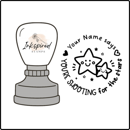You're Shooting for the Stars Personalised Stamp