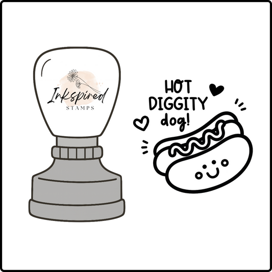 Hot Diggity Dog Stamp