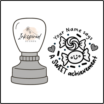 A Sweet Achievement Personalised Stamp