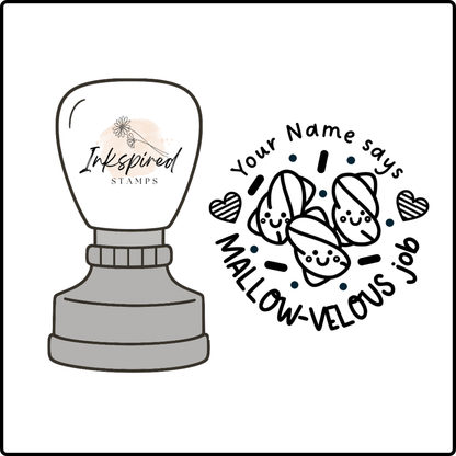 Mallow-velous Job Personalised Stamp