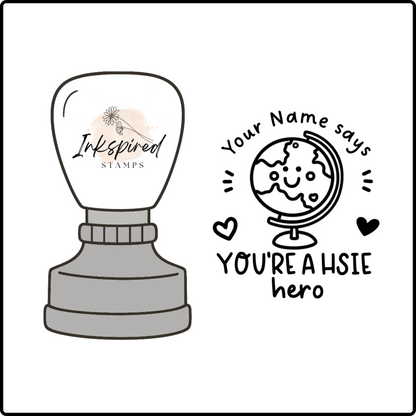 You're a HSIE Hero Personalised Stamp