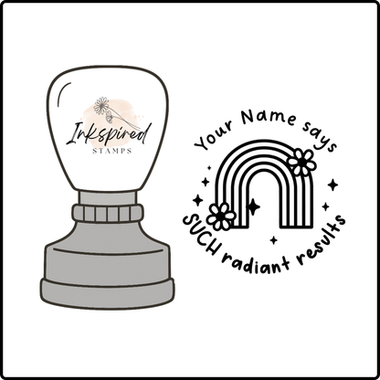 Such Radiant Results Personalised Stamp