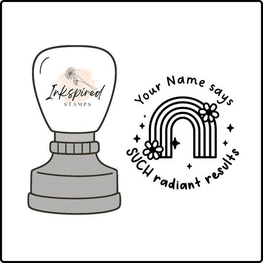 Such Radiant Results Personalised Stamp