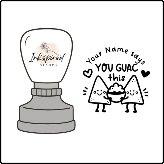 You Guac This Personalised Stamp