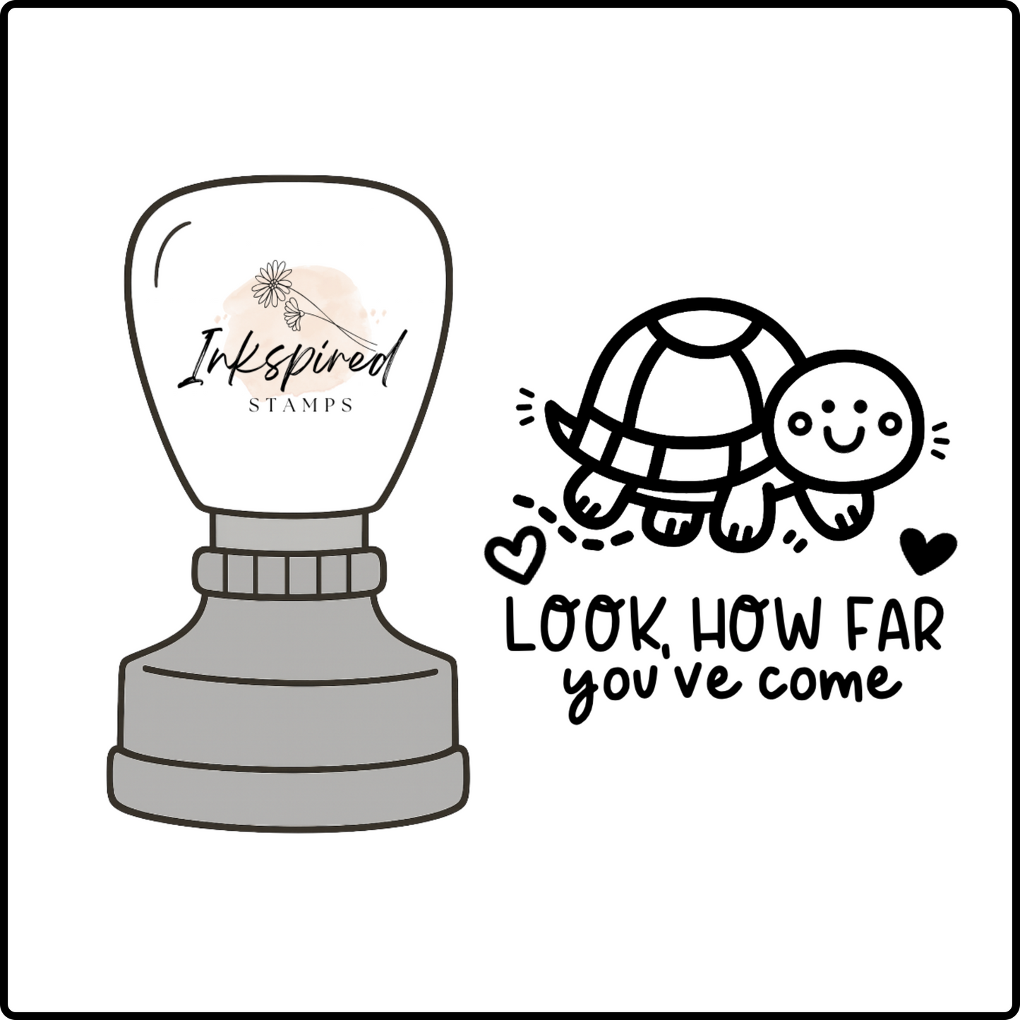 Look How Far You've Come Stamp