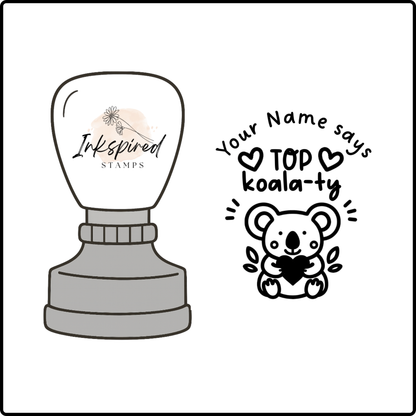 Top Koala-ty Personalised Stamp