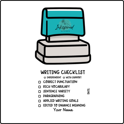 Writing Checklist Upper Years Stamp