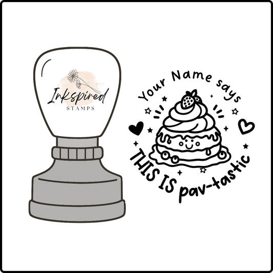 This is Pav-tastic Personalised Stamp