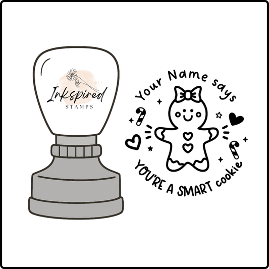 You're a Smart Cookie Personalised Stamp