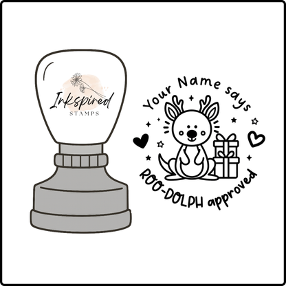 Roo-dolph Approved Personalised Stamp