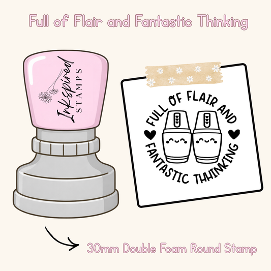Full of Flair and Fantastic Thinking Stamp