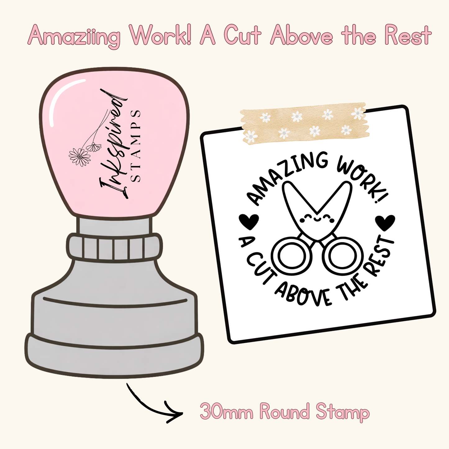 Amazing Work! A Cut Above the Rest Stamp