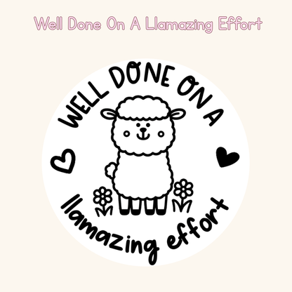 Well Done On A Llamazing Effort