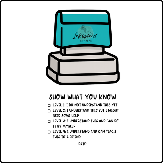 Show What You Know Stamp