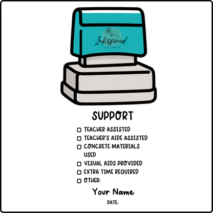 Support Checklist Stamp