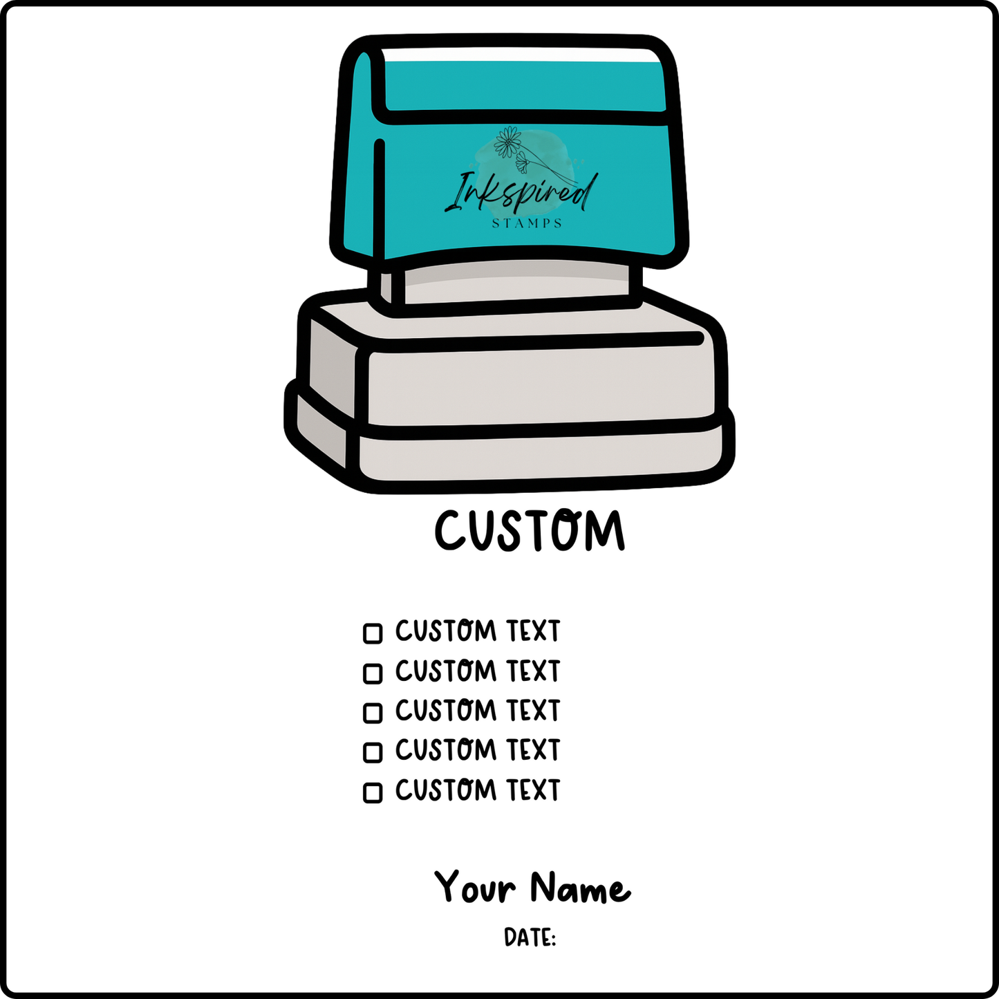 Custom Checklist Stamp