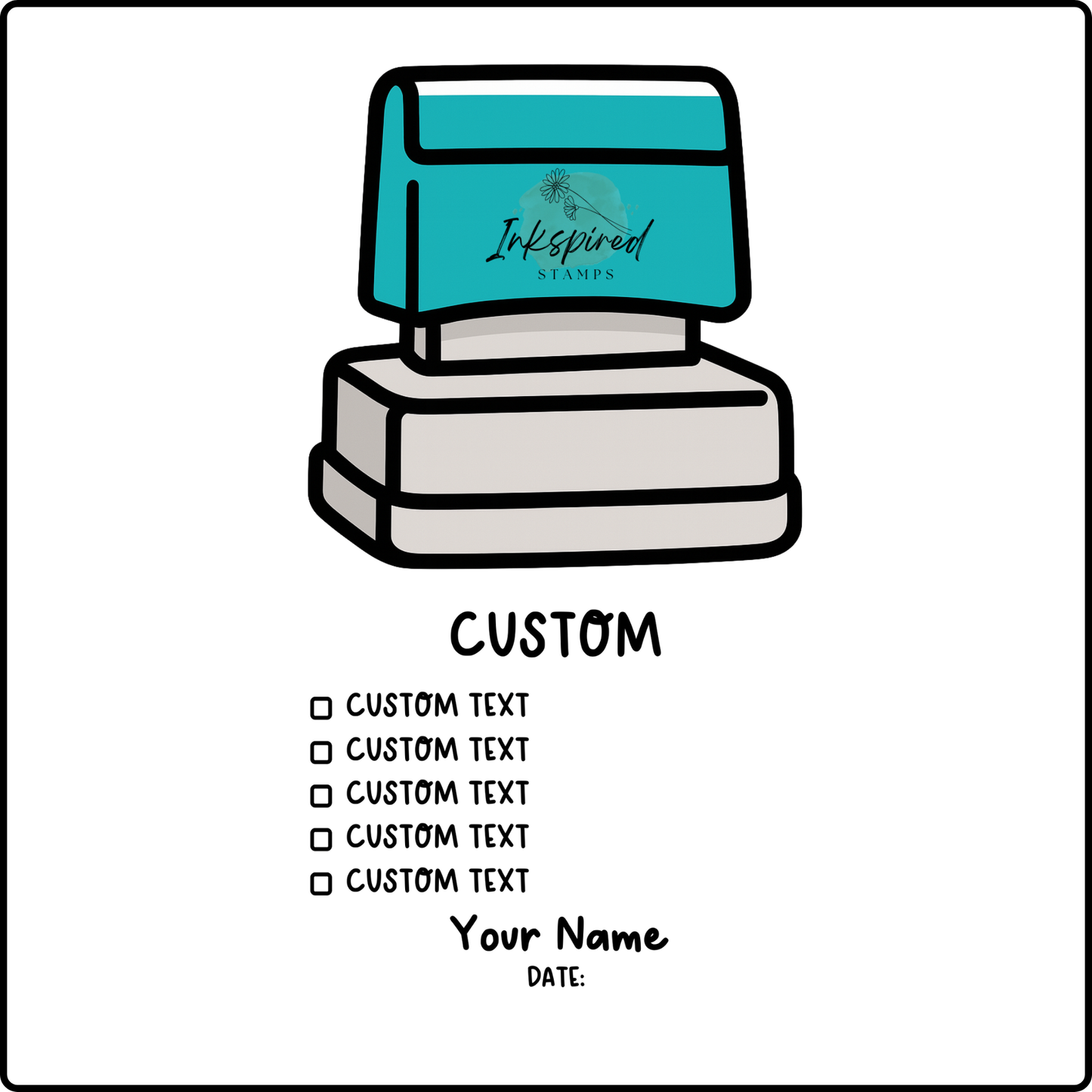 Custom Checklist Stamp