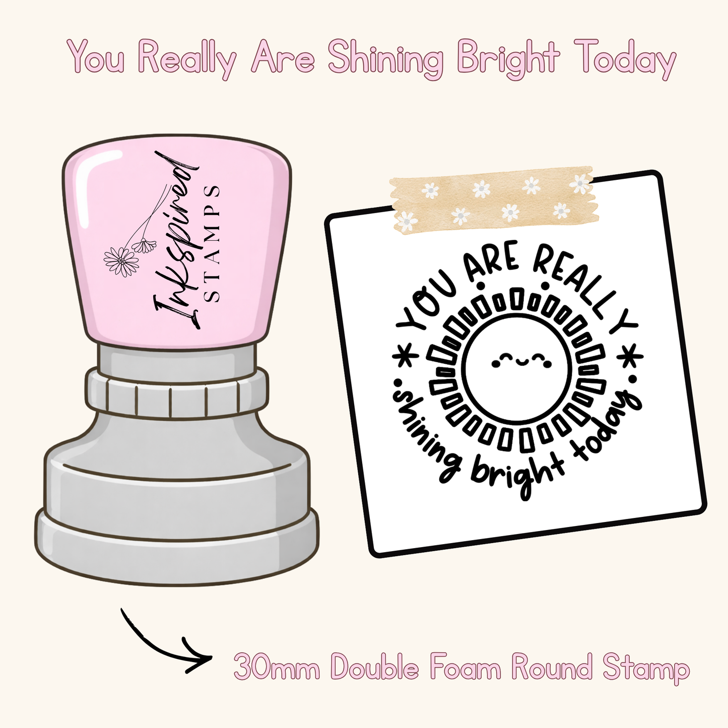 You Really Are Shining Bright Today Stamp