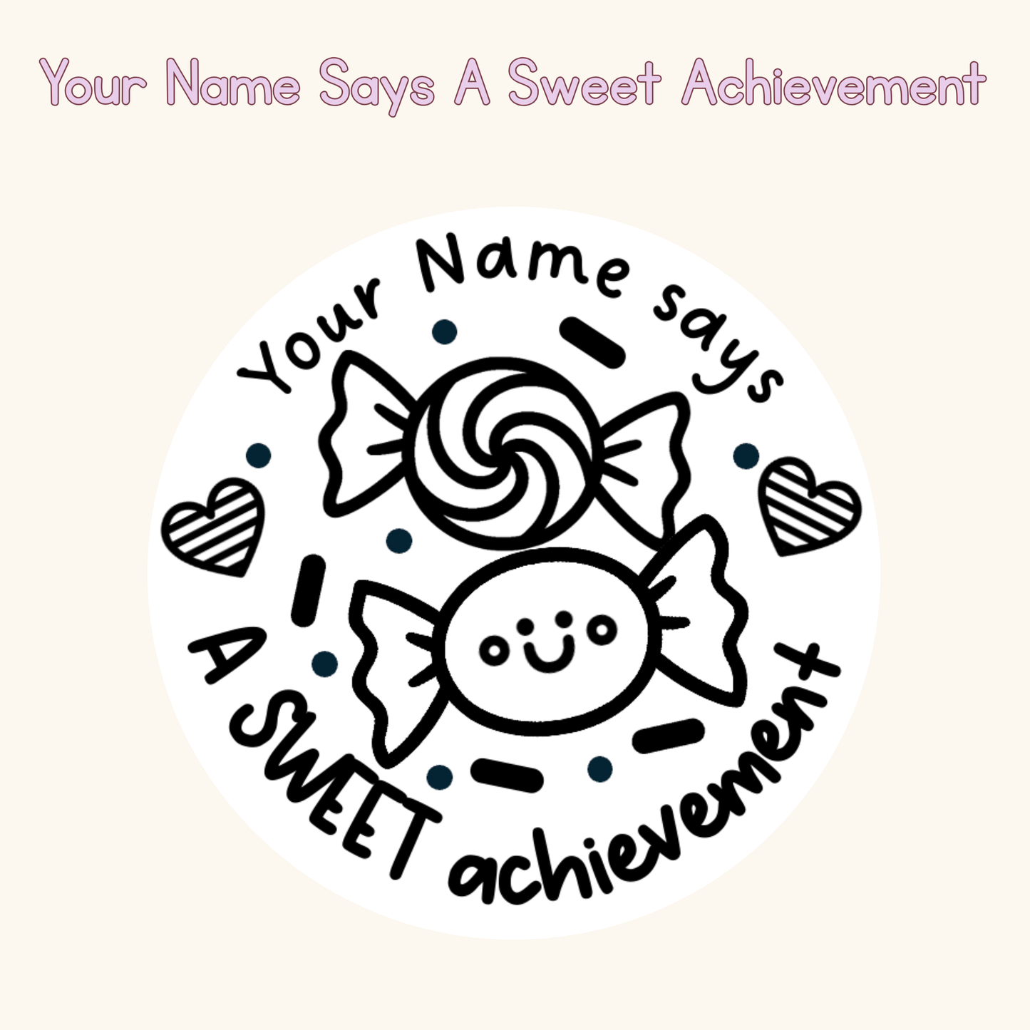 Your Name Says A Sweet Achievement