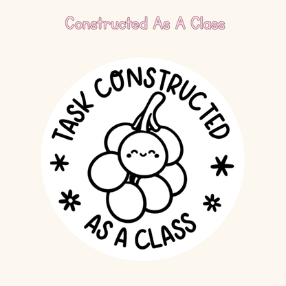 Constructed As A Class Stamp