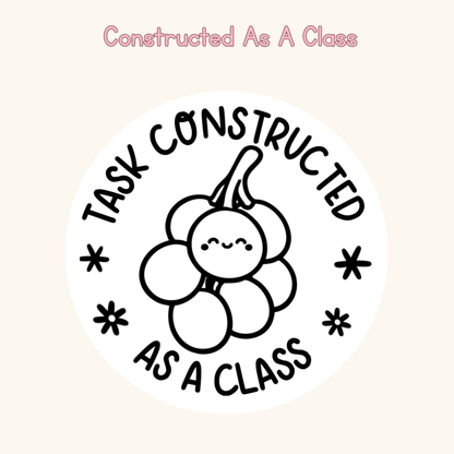 Task Constructed As a Class Stamp