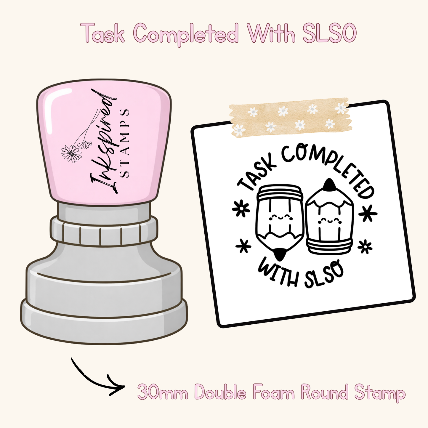 Task Completed With SLSO Stamp