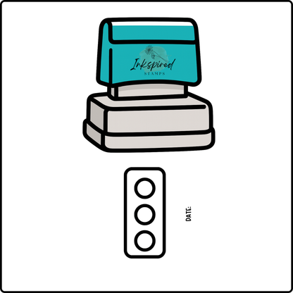 Traffic Lights No Text Stamp