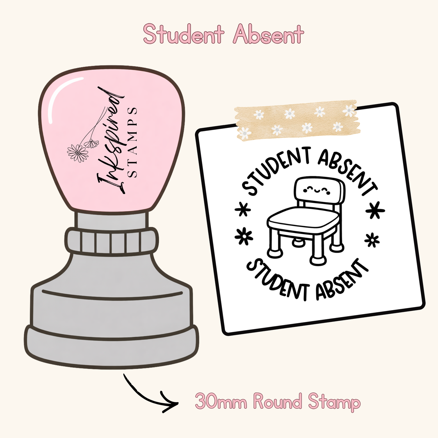 Student Absent Stamp