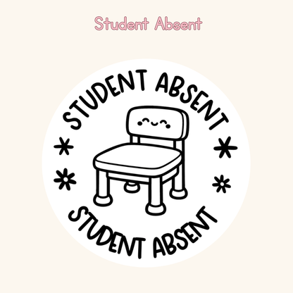 Student Absent Stamp
