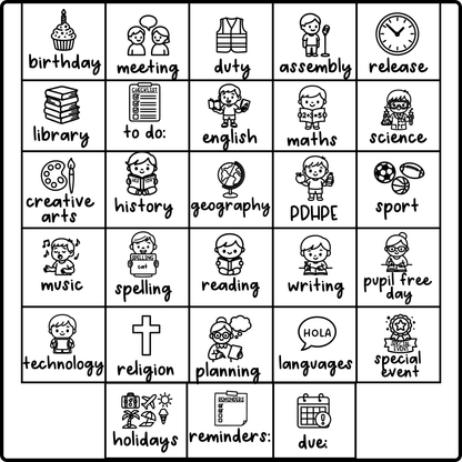 Planner Stamps with Images